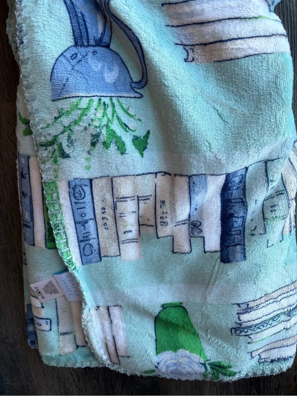NWT Draper James Book Throw Blanket